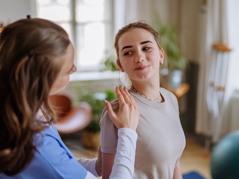 Fysiotherapeut bied psychosomatische hulp aan client - Fysiopark